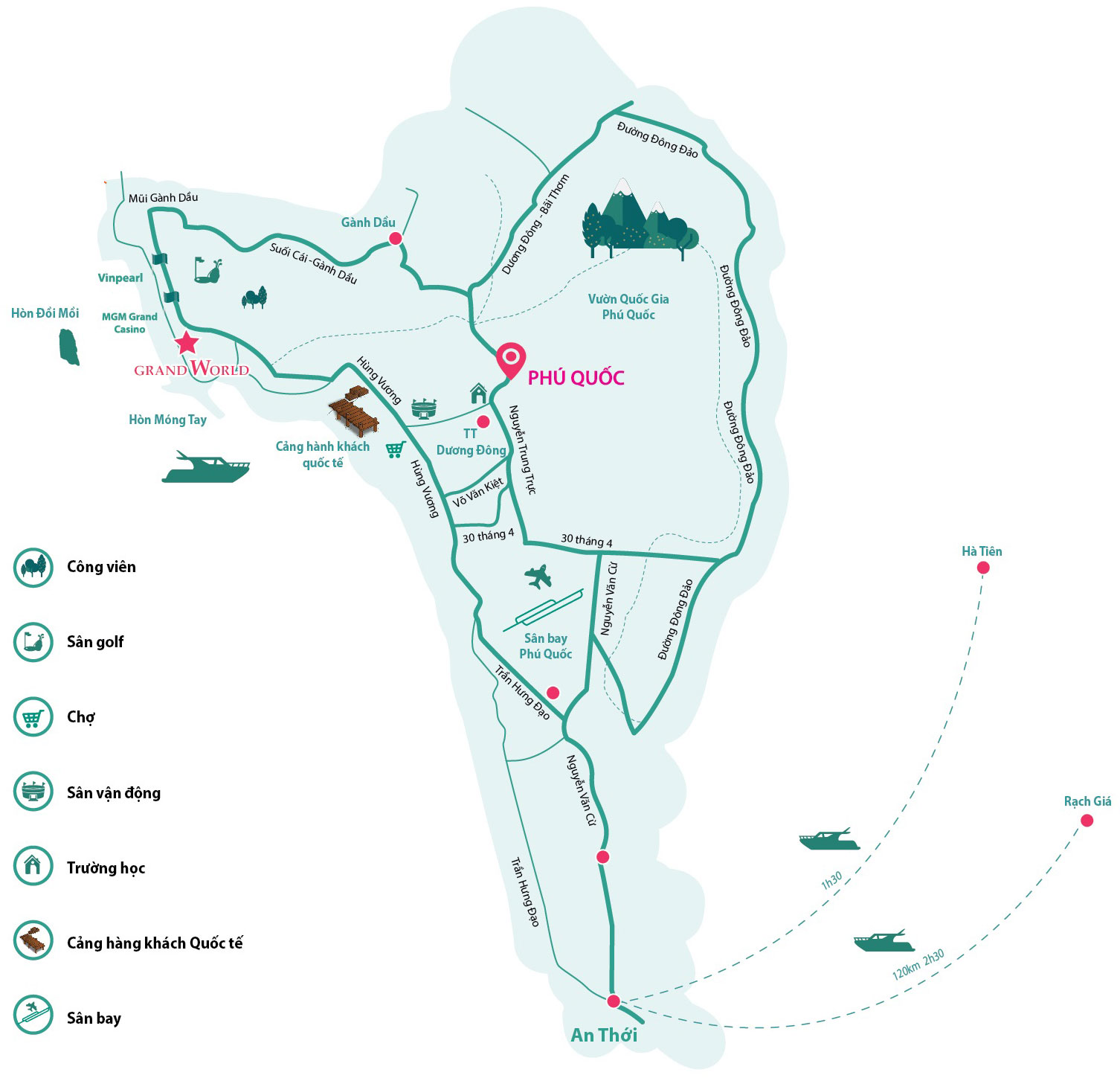 Ban Do Vi Tri The 5way_Grand World Phu Quoc